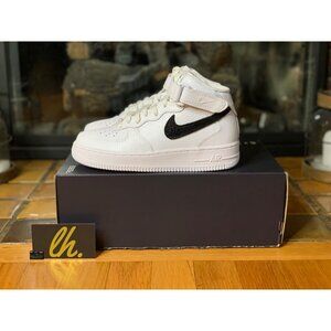 Size 6w Nike Air Force 1 Mid “Reptile/ Snake Skin” Athletic Sneakers DZ5211-100
